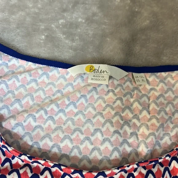 Boden short sleeve jersey dress - 8 long - Picture 4 of 6